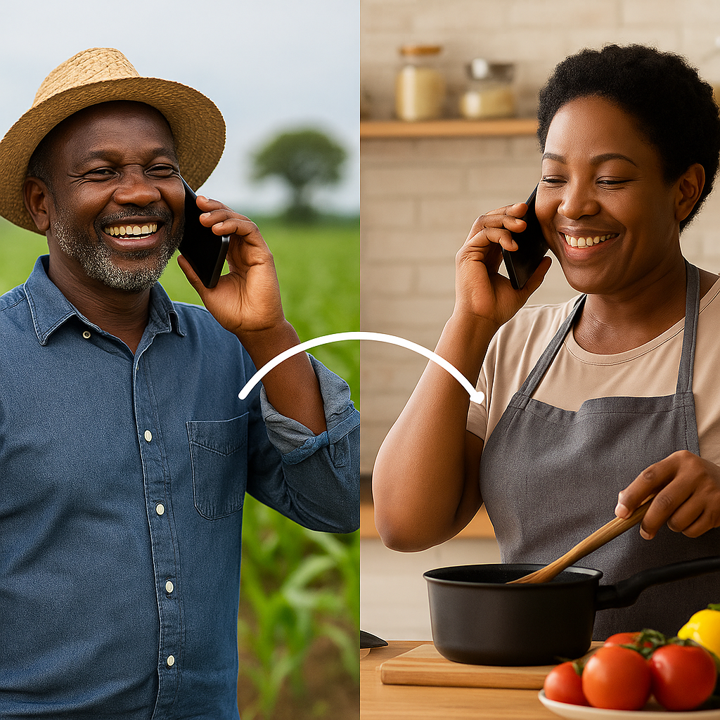 Person using laptop and phone