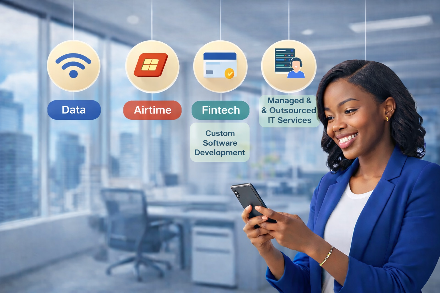 Person using laptop and phone